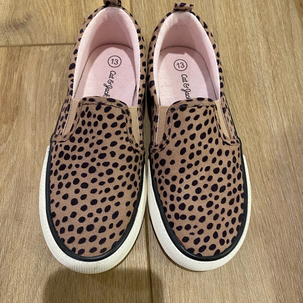 Cat & Jack Leopard Print Kids Sneakers